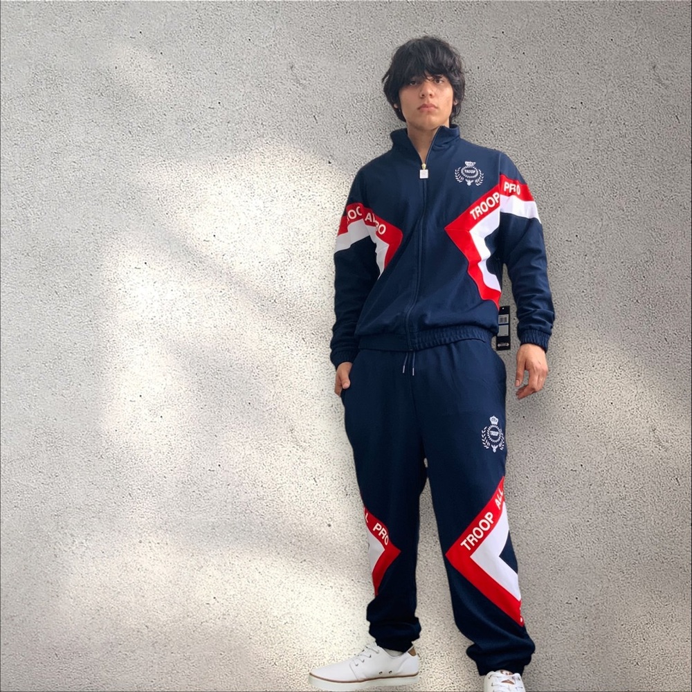 Men’s Troop Navy | Red | White Tracksuit NWT